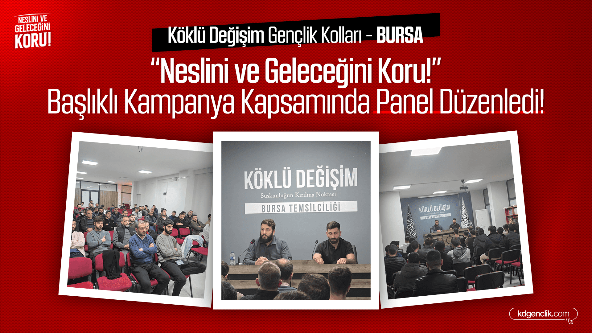 "Neslini ve Geleceğini Koru" Bursa Paneli