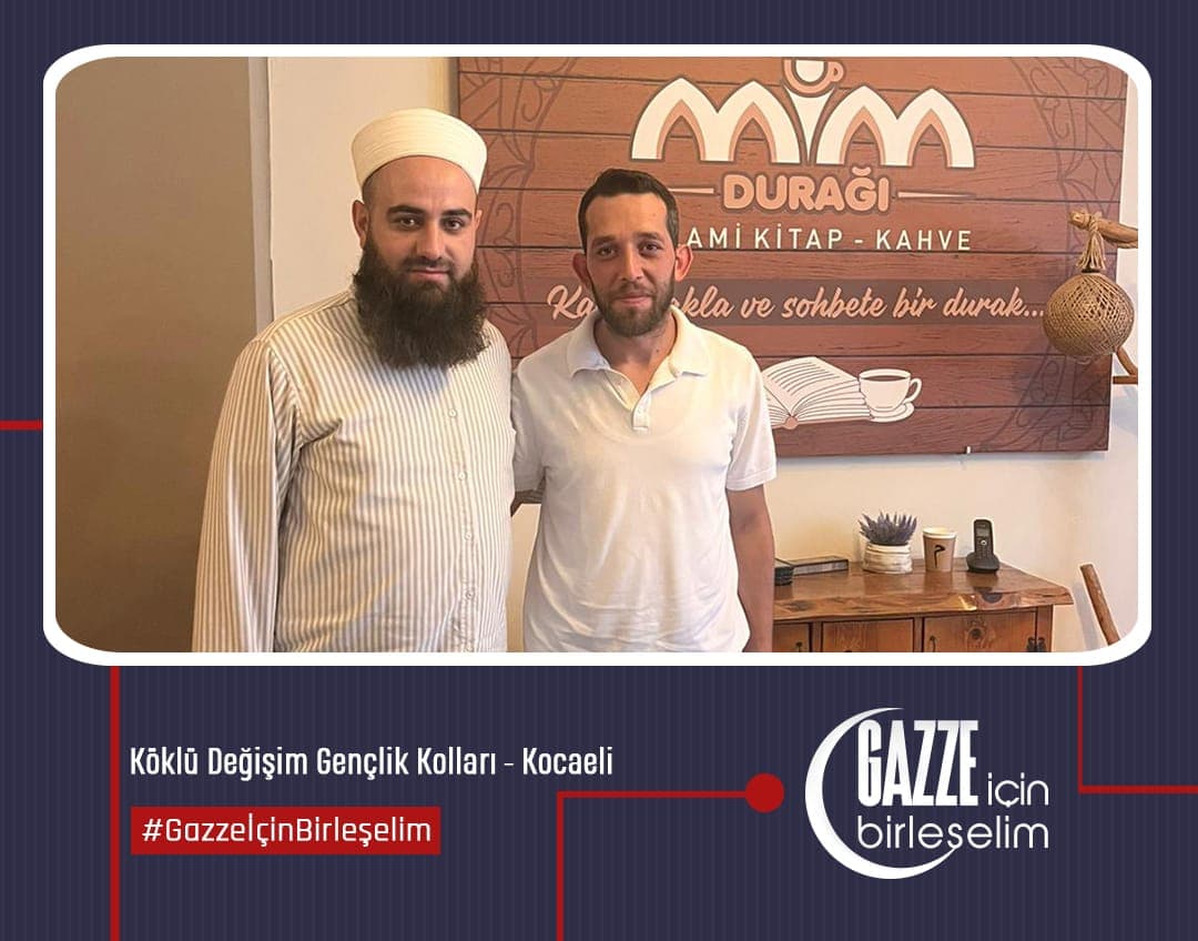 "Gazze için Birleşelim" ziyaretleri kapsamında Kocaeli Hak ve Gençlik Derneği ekibi ile bir araya geldik. 