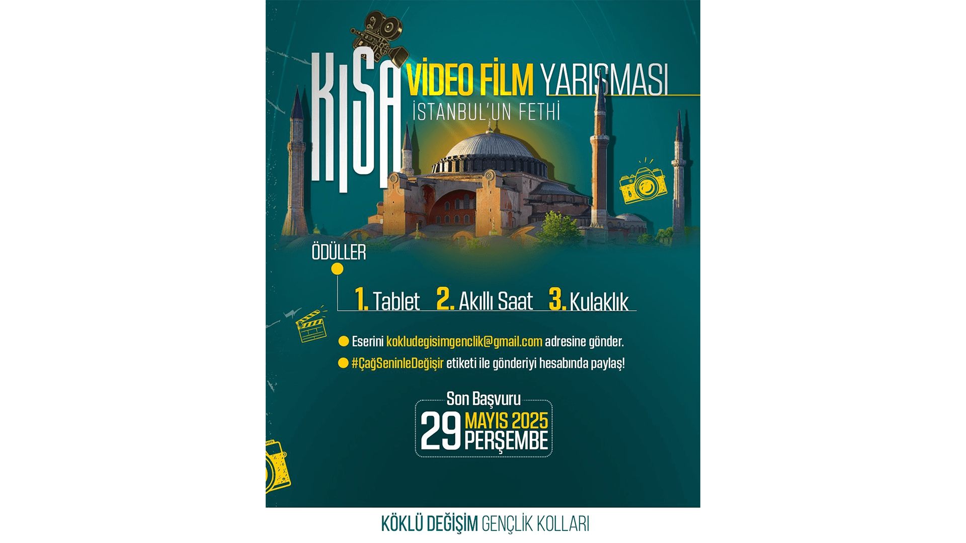 🎬 "Fetih Seninle Yaşar; Çağ Seninle Değişir" Konulu Video - Kısa Film Yarışması