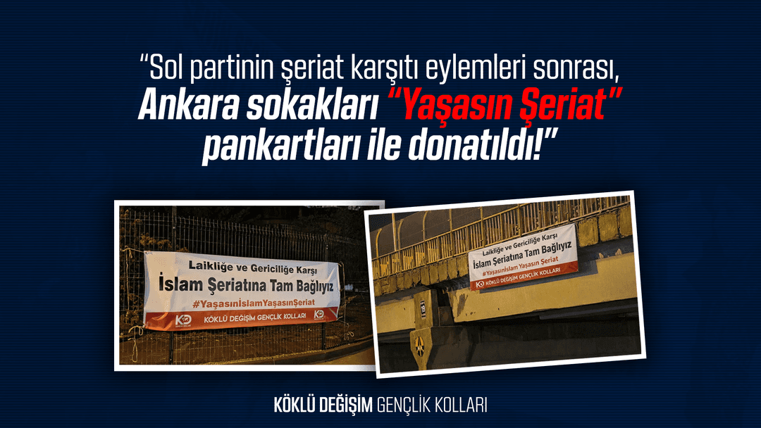 İslam Gençliği Şeriat'a Sahip Çıktı!